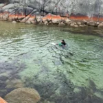 Swimming at Binalong Gulch